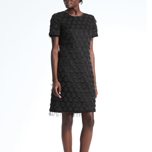 Banana Republic Dresses & Skirts - Banana Republic Fringe Dot Shift Dress